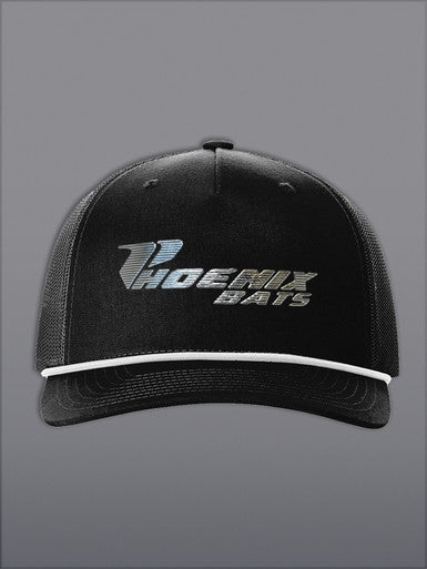 PHOENIX BATS SILVER LOGO TRUCKER SNAPBACK HAT