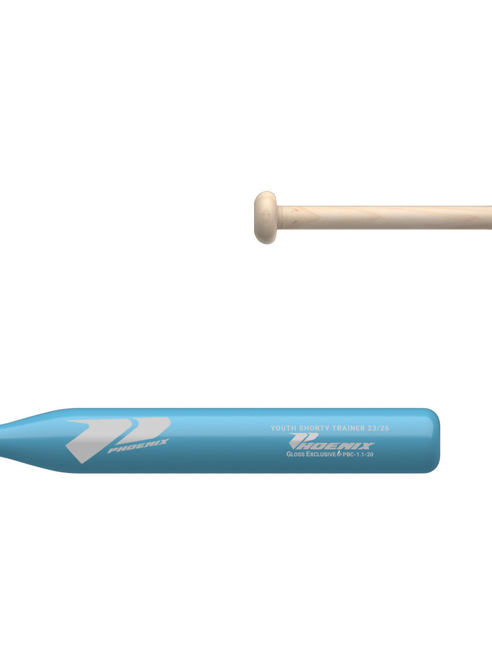 The Youth Shorty Trainer Wood Baseball Bat for sale