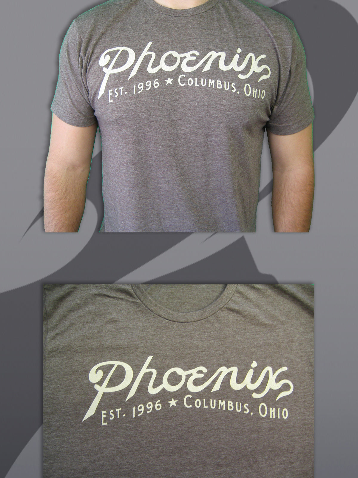 Brown Vintage Logo T-shirt