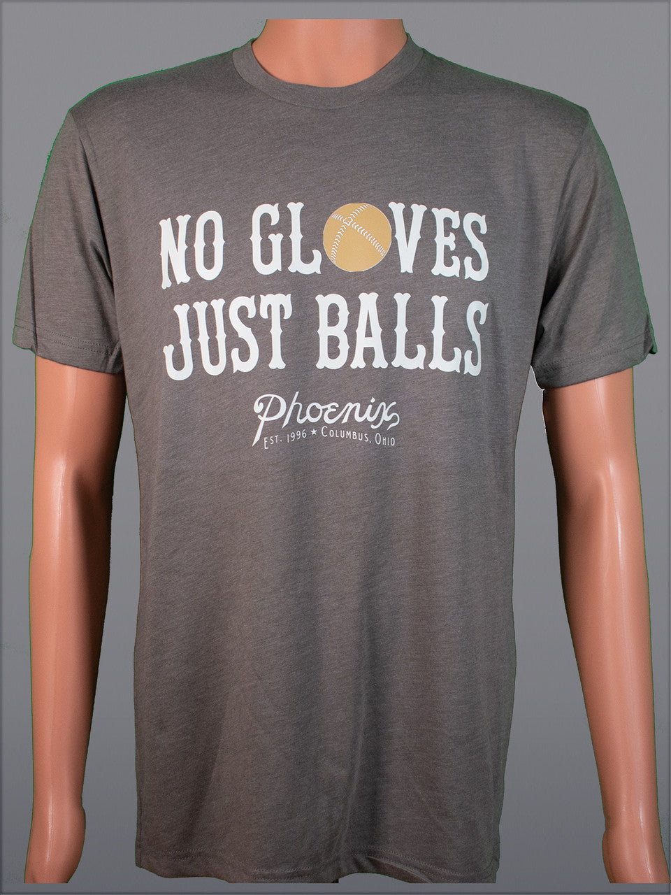 No Gloves Just Balls Vintage Base Ball Phoenix Bats Shirt