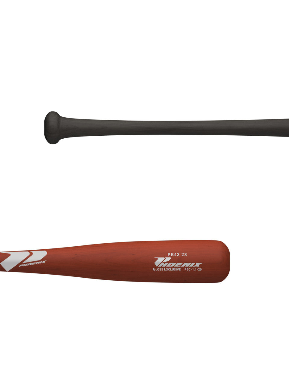 Overload and Underload Two Hand Training Wood Baseball Bat