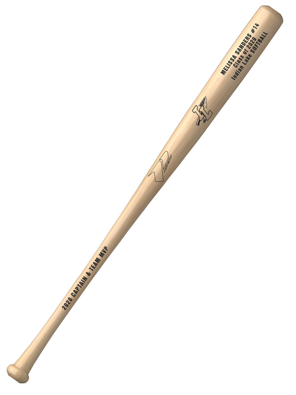 Softball Presentation Trophy Wood Bat